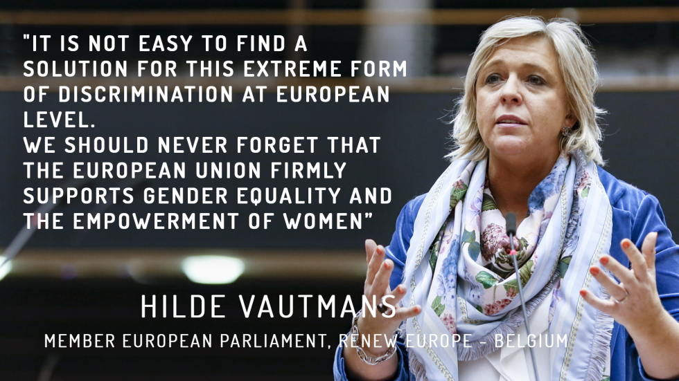 H. Vautmans - We should never forget that the European Union firmly supports gender equality