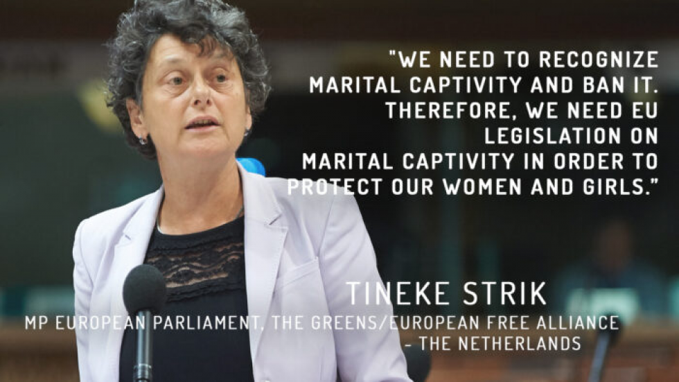 T. Strik - We need to recognize marital captivity and ban it