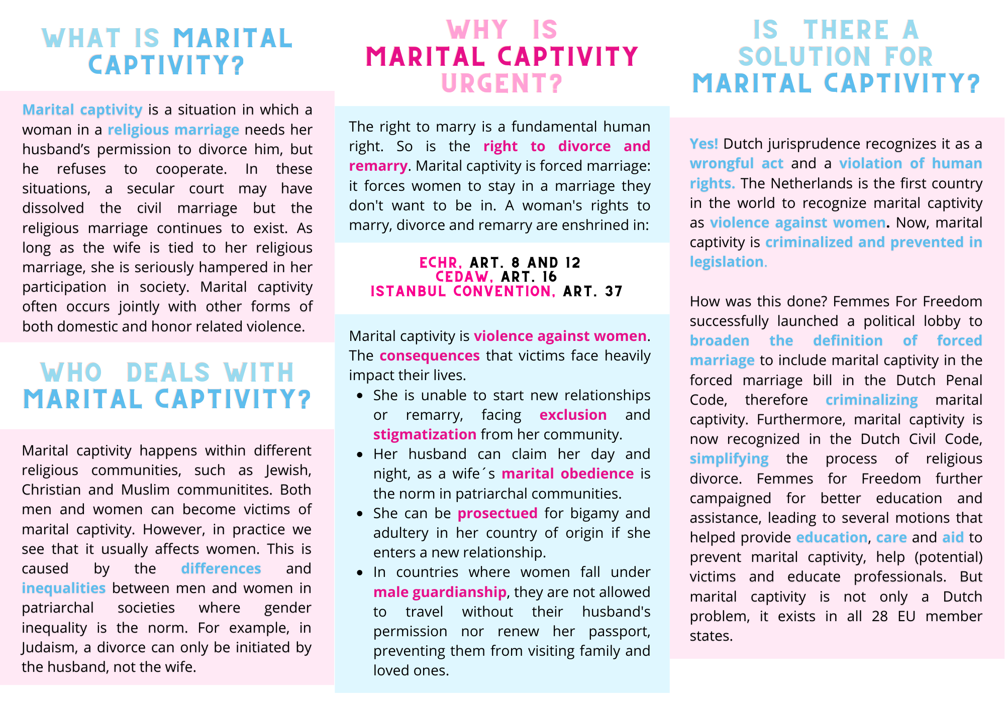 Flyer about marital captivity - page 2