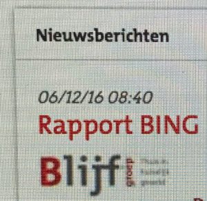 Nieuwsbericht kop - Rapport Bing